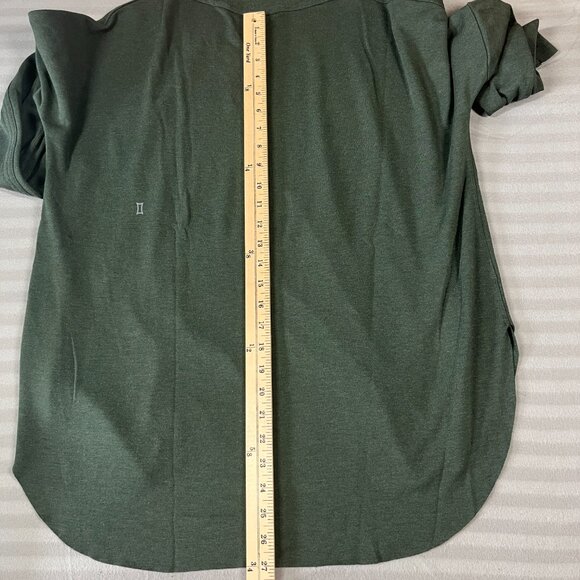 Kit And Ace Long Sleeve Shirt Womens Small Green Crew Neck Layer Top Wool - Picture 6 of 7